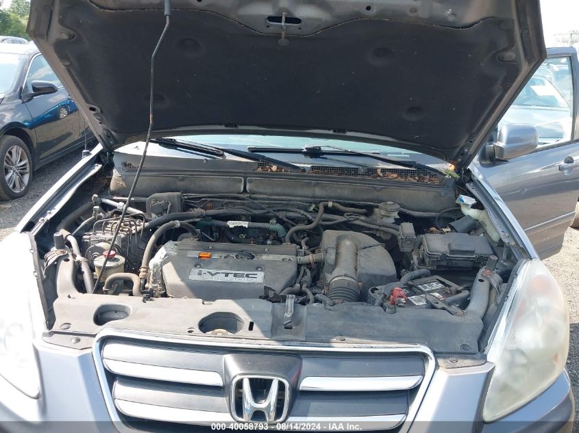 2005 Honda Cr-V Se VIN: SHSRD78965U333327 Lot: 40058793