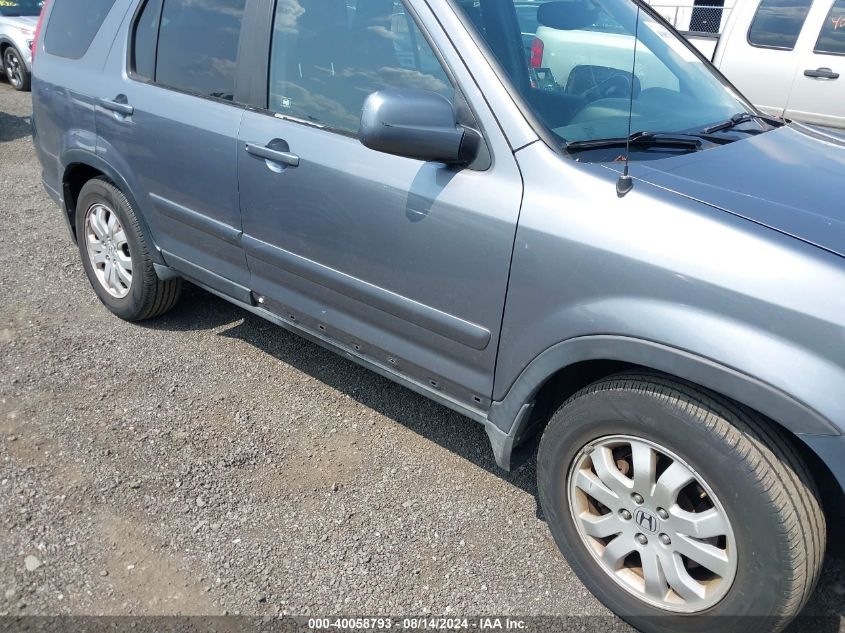 2005 Honda Cr-V Se VIN: SHSRD78965U333327 Lot: 40058793