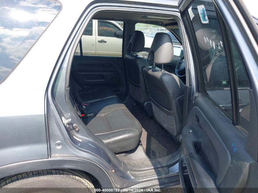 2005 Honda Cr-V Se VIN: SHSRD78965U333327 Lot: 40058793