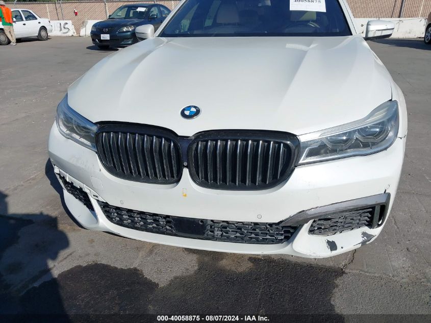 2016 BMW 750I xDrive VIN: WBA7F2C56GG417654 Lot: 40058875