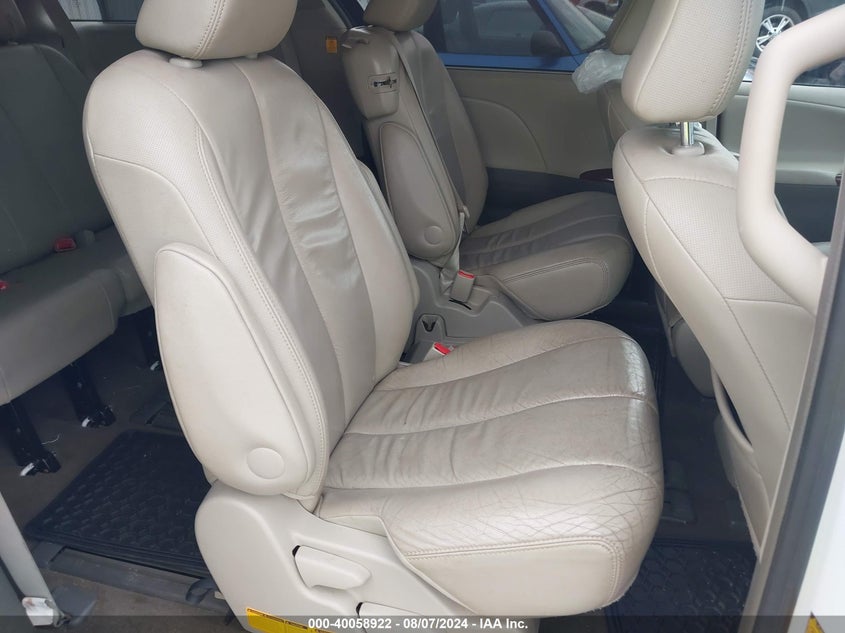 2012 Toyota Sienna Xle V6 8 Passenger VIN: 5TDYK3DC0CS250343 Lot: 40058922