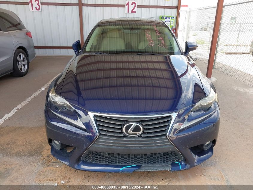 2014 Lexus Is 250 VIN: JTHBF1D21E5001191 Lot: 40058935