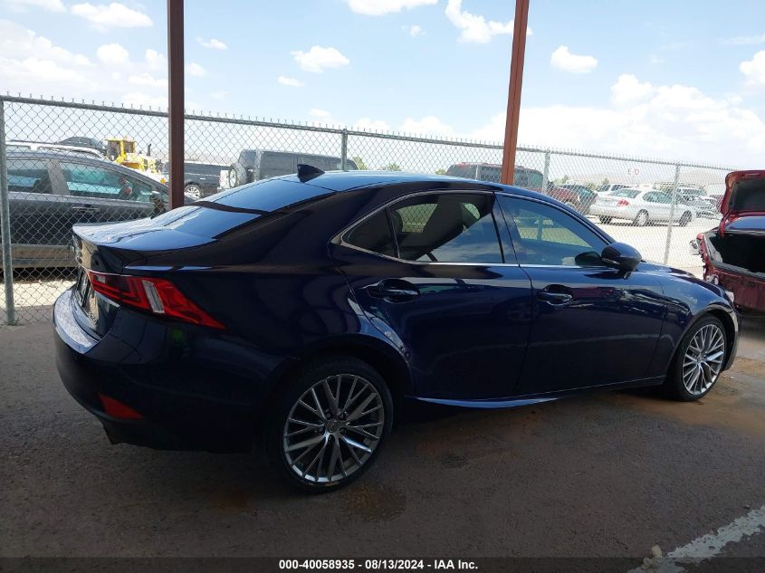 2014 Lexus Is 250 VIN: JTHBF1D21E5001191 Lot: 40058935