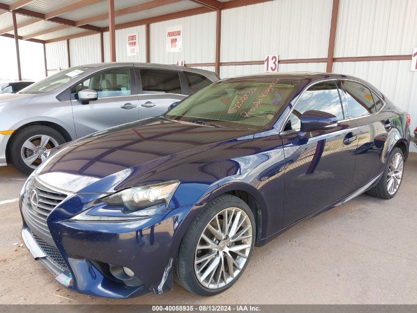 2014 Lexus Is 250 VIN: JTHBF1D21E5001191 Lot: 40058935