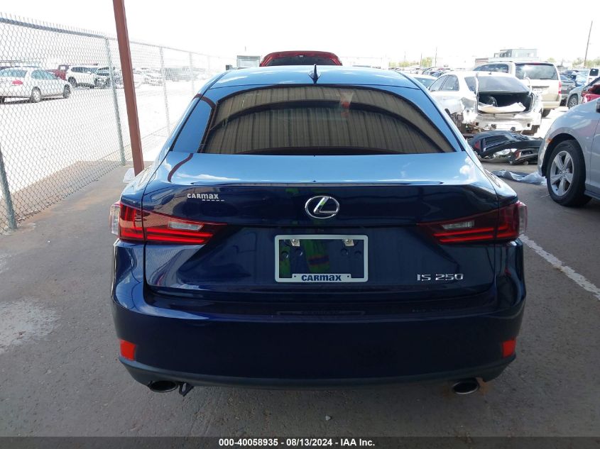 2014 Lexus Is 250 VIN: JTHBF1D21E5001191 Lot: 40058935