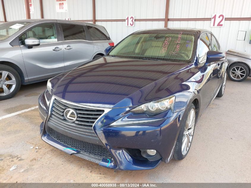 2014 Lexus Is 250 VIN: JTHBF1D21E5001191 Lot: 40058935