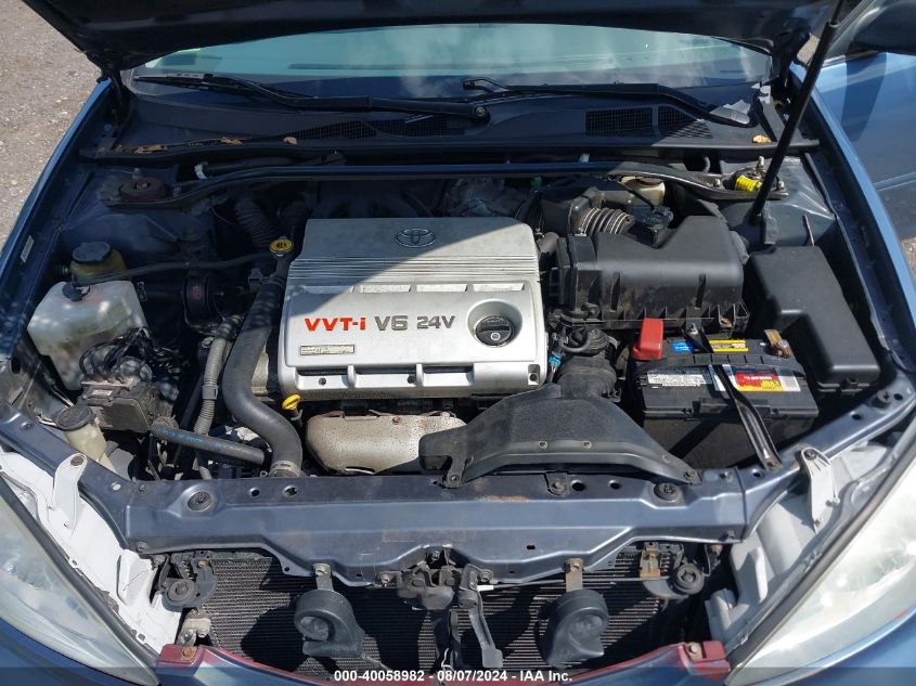 2004 Toyota Camry Le V6 VIN: 4T1BF30K64U580617 Lot: 40058982