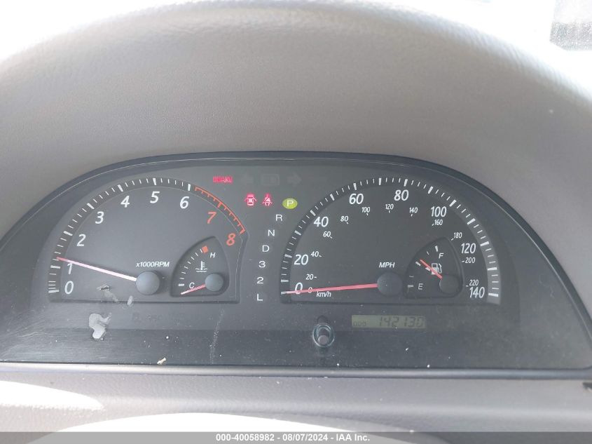 2004 Toyota Camry Le V6 VIN: 4T1BF30K64U580617 Lot: 40058982