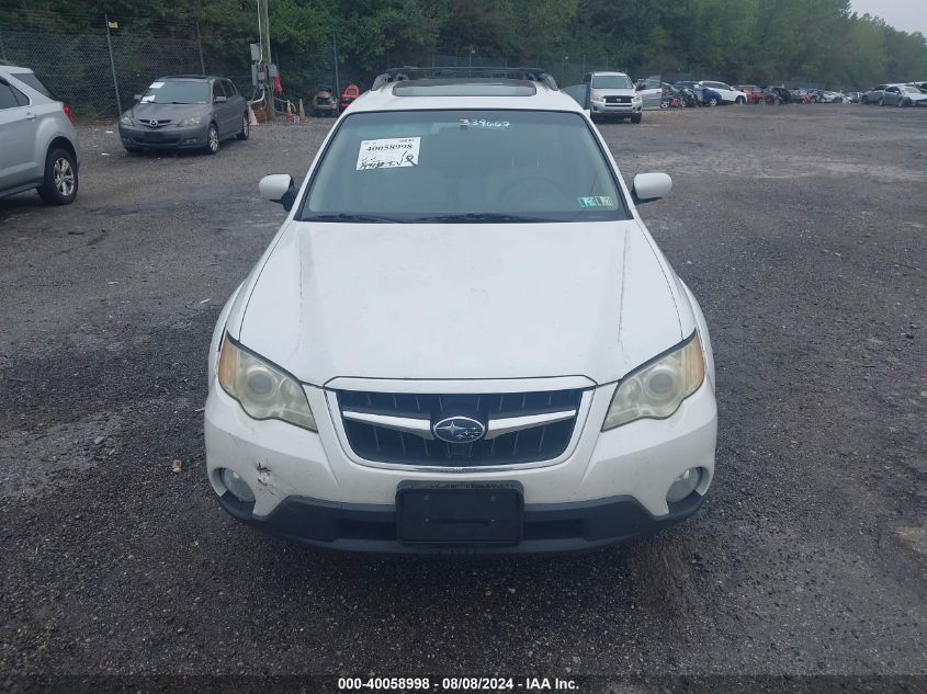 2008 Subaru Outback 2.5I Limited/2.5I Limited L.l. Bean Edition VIN: 4S4BP62CX87339667 Lot: 40058998