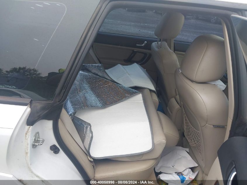 2008 Subaru Outback 2.5I Limited/2.5I Limited L.l. Bean Edition VIN: 4S4BP62CX87339667 Lot: 40058998