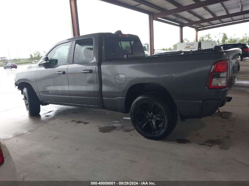 2022 Ram 1500 Lone Star Quad Cab 4X2 6'4 Box VIN: 1C6RREBT2NN201627 Lot: 40059001