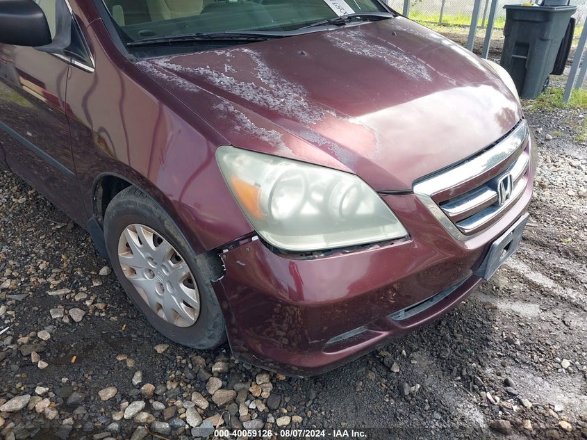 2007 Honda Odyssey Lx VIN: 5FNRL38277B039802 Lot: 40059126