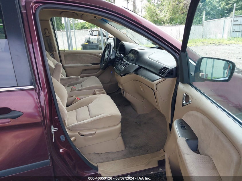 2007 Honda Odyssey Lx VIN: 5FNRL38277B039802 Lot: 40059126