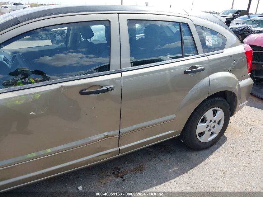 2008 Dodge Caliber Se VIN: 1B3HB28B98D645203 Lot: 40059153