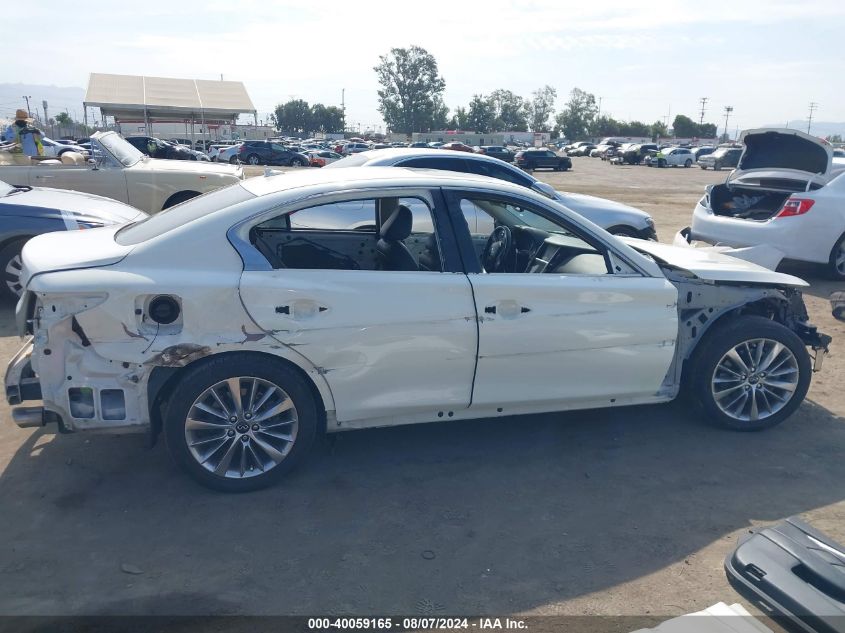 2019 Infiniti Q50 3.0T Luxe VIN: JN1EV7AP8KM514771 Lot: 40059165