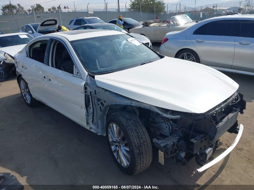 2019 Infiniti Q50 3.0T Luxe VIN: JN1EV7AP8KM514771 Lot: 40059165