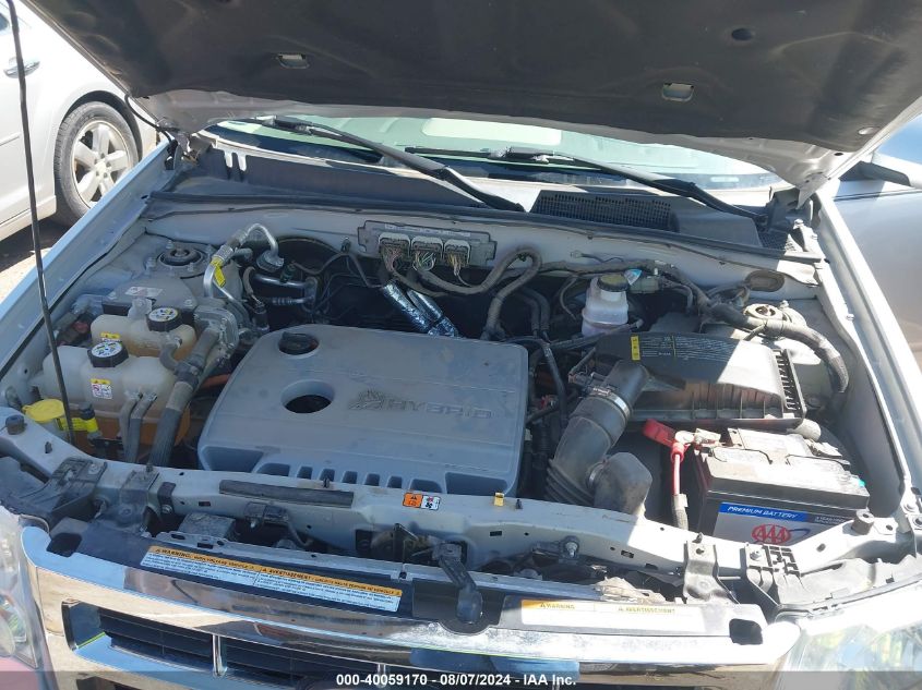 2010 Ford Escape Hybrid Limited VIN: 1FMCU4K32AKC07880 Lot: 40059170