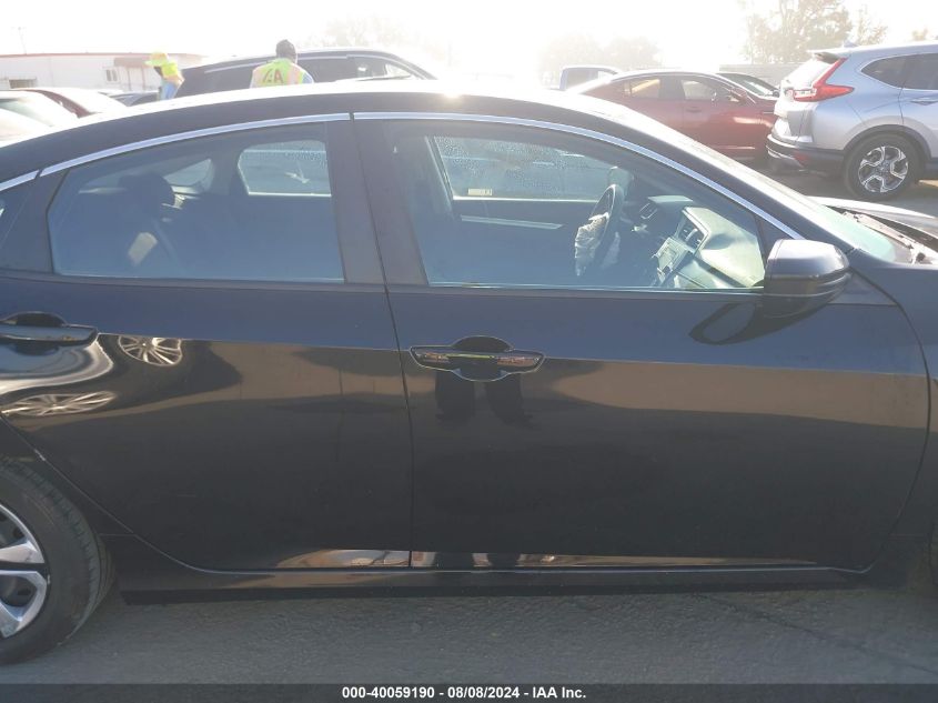 2018 Honda Civic Lx VIN: 2HGFC2F59JH582016 Lot: 40059190