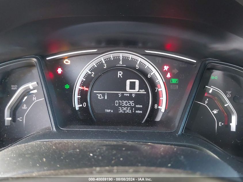 2018 Honda Civic Lx VIN: 2HGFC2F59JH582016 Lot: 40059190