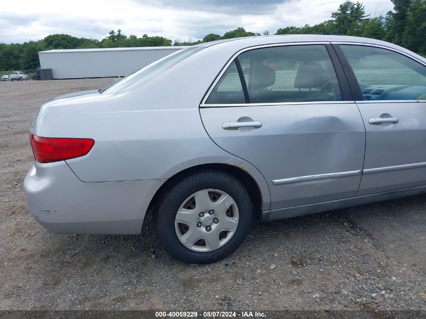 2005 Honda Accord 2.4 Lx VIN: 1HGCM56435A194583 Lot: 40059229