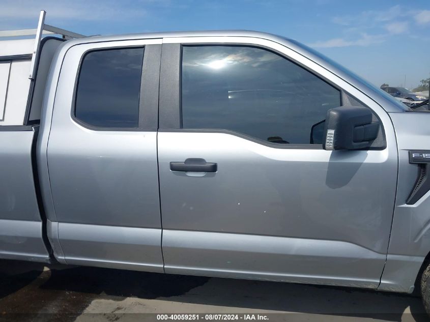 2022 Ford F150 Super Cab VIN: 1FTEX1EB0NKE6717 Lot: 40059251