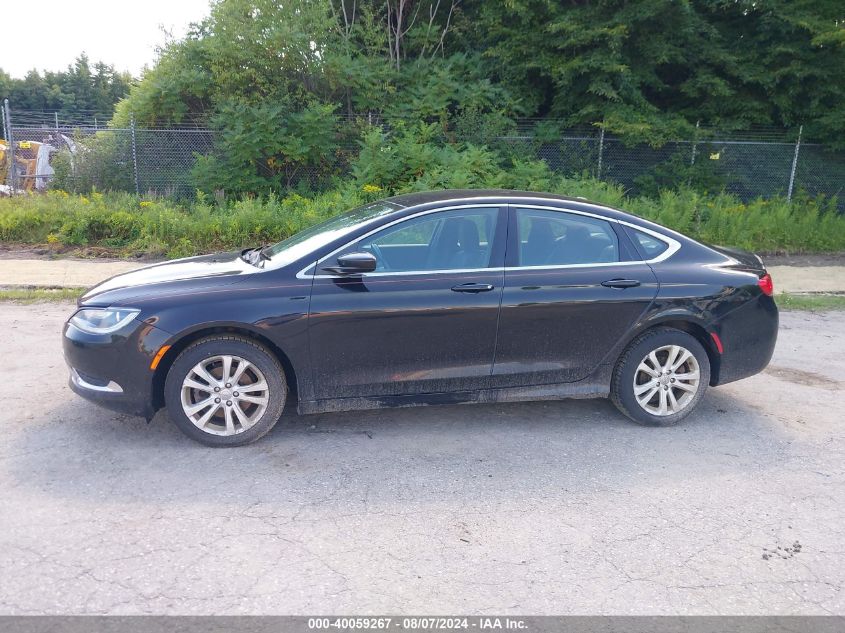 2015 Chrysler 200 Limited VIN: 1C3CCCAB7FN638204 Lot: 40059267