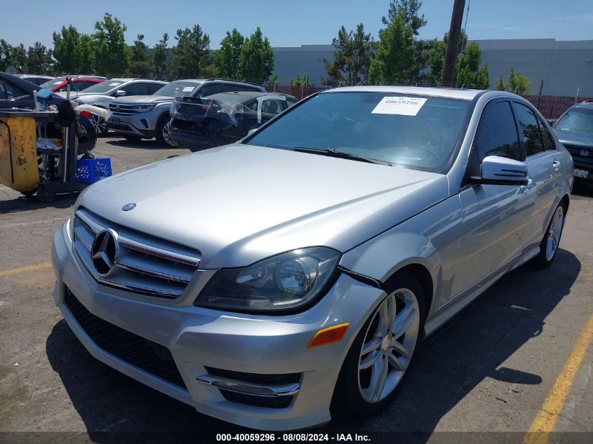 2013 Mercedes-Benz C 250 Luxury/Sport VIN: WDDGF4HB1DA780185 Lot: 40059296