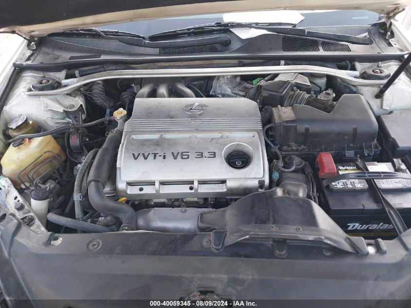 2006 Lexus Es 330 VIN: JTHBA30G065162841 Lot: 40059345