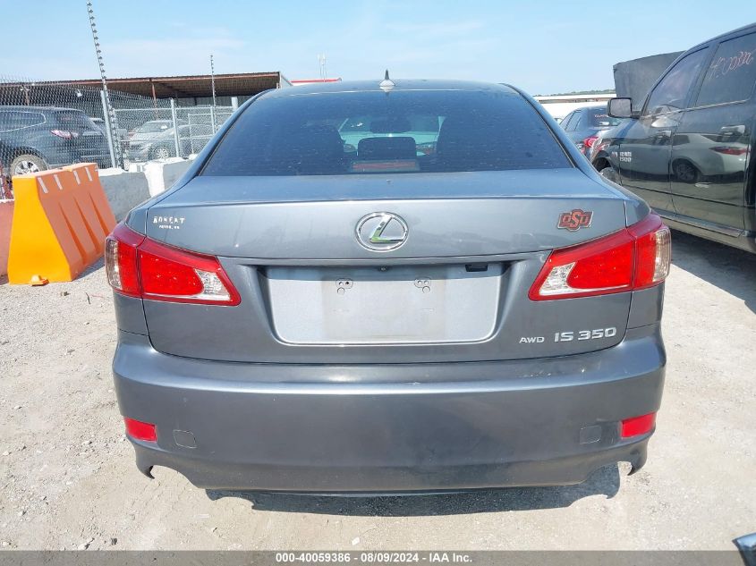 2012 Lexus Is 350 VIN: JTHCE5C26C5002060 Lot: 40059386