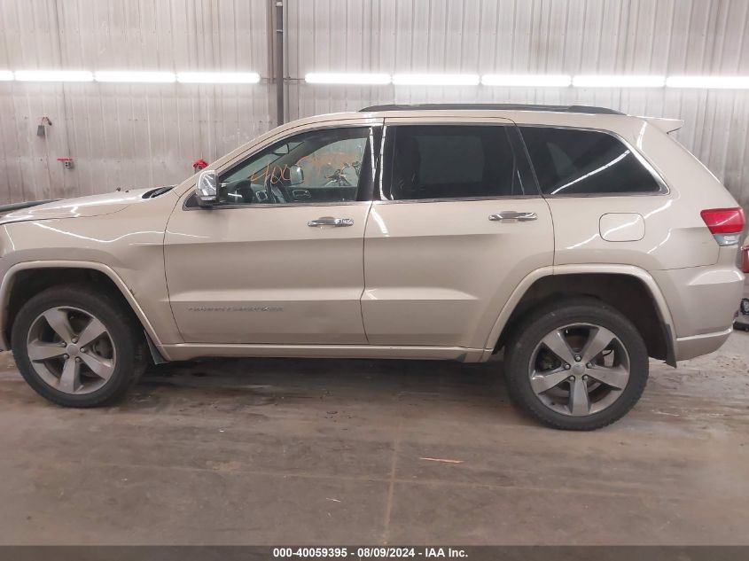 2014 Jeep Grand Cherokee Overland VIN: 1C4RJFCG0EC233186 Lot: 40059395