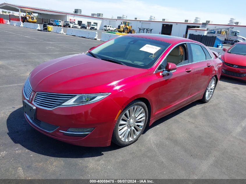 2014 Lincoln Mkz VIN: 3LN6L2G95ER827013 Lot: 40059475