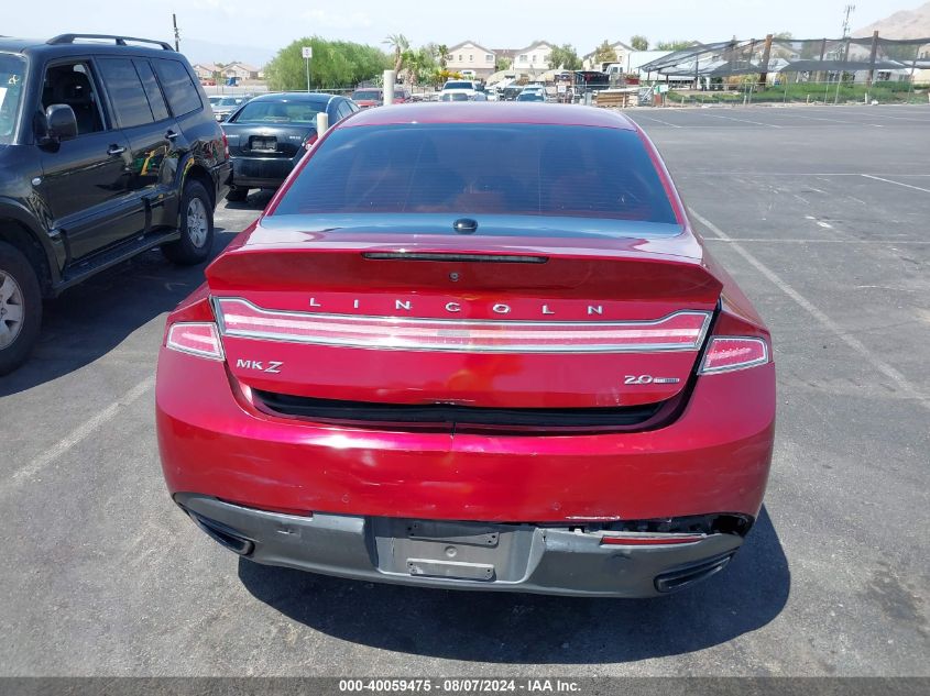 2014 Lincoln Mkz VIN: 3LN6L2G95ER827013 Lot: 40059475