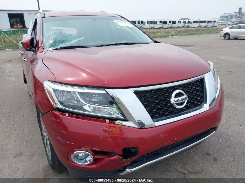 2015 Nissan Pathfinder Sv VIN: 5N1AR2MM2FC718719 Lot: 40059493