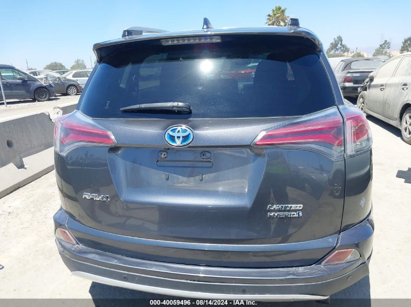 2016 Toyota Rav4 Hybrid Limited VIN: JTMDJREV0GD047975 Lot: 40059496