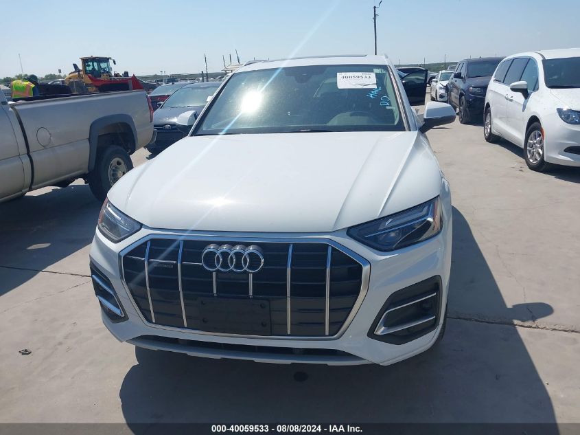 2021 Audi Q5 Premium Plus VIN: WA1BAAFYXM2025727 Lot: 40059533