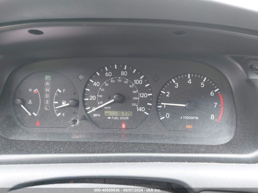 2000 Toyota Camry Le VIN: JT2BG22K5Y0432277 Lot: 40059536