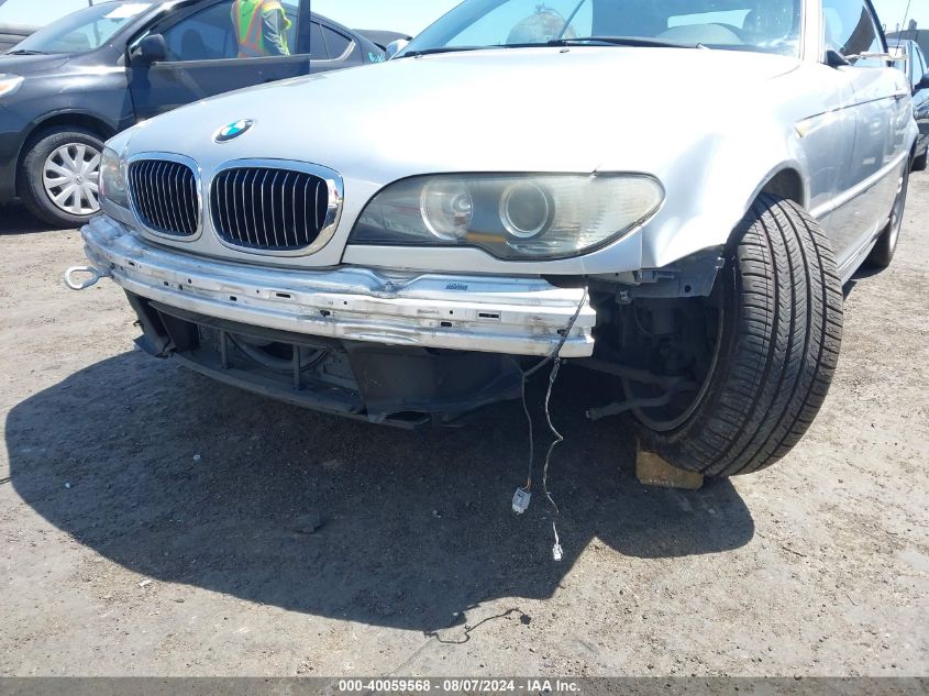 2004 BMW 330Ci VIN: WBABW534X4PL47039 Lot: 40059568