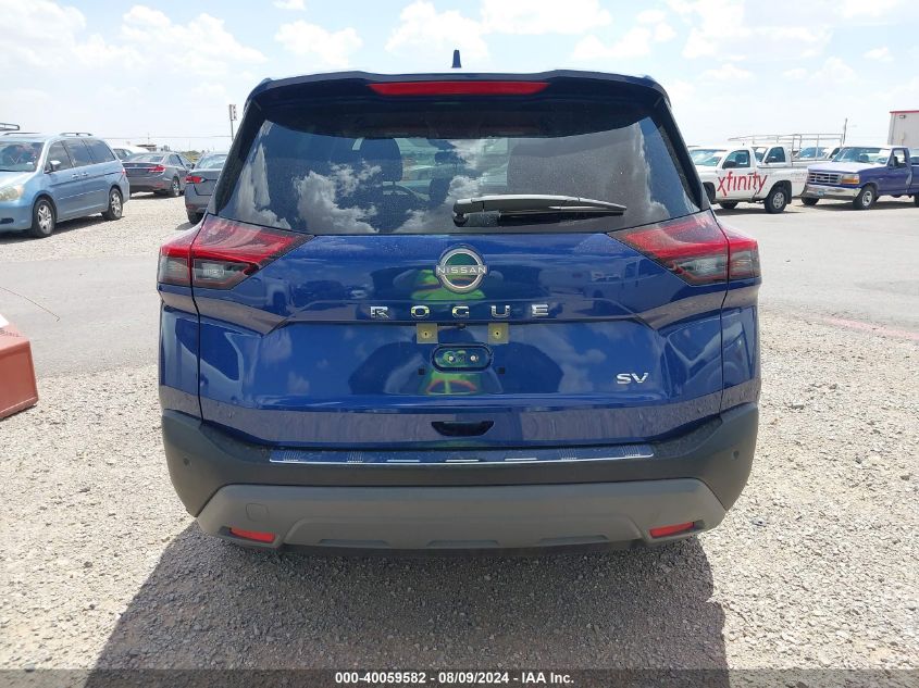 2023 Nissan Rogue Sv Fwd VIN: JN8BT3BA1PW435239 Lot: 40059582