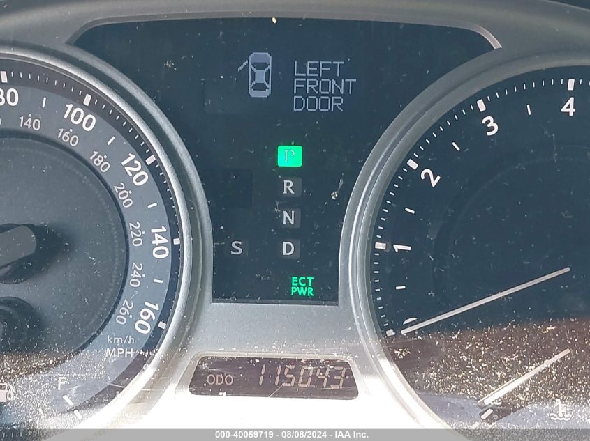 2010 Lexus Is 250 VIN: JTHCF5C23A5037892 Lot: 40059719