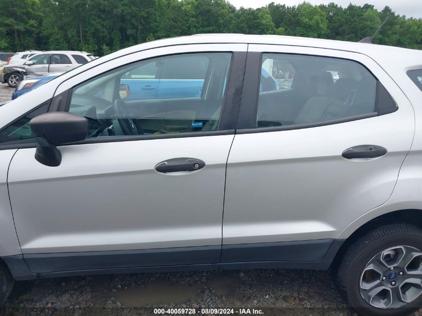 2020 Ford Ecosport S VIN: MAJ6S3FL0LC366444 Lot: 40059728