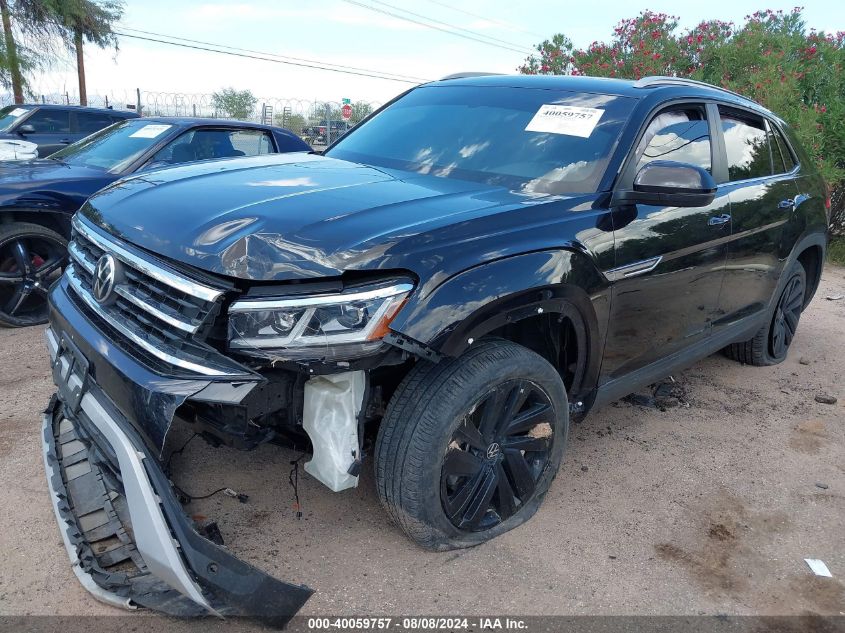 2021 Volkswagen Atlas Cross Sport 3.6L V6 Se W/Technology VIN: 1V2JE2CA1MC238139 Lot: 40059757