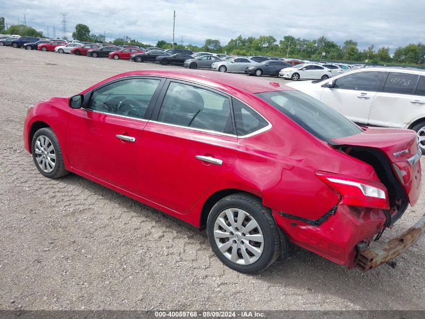 2017 Nissan Sentra Sv VIN: 3N1AB7AP3HL687933 Lot: 40059768