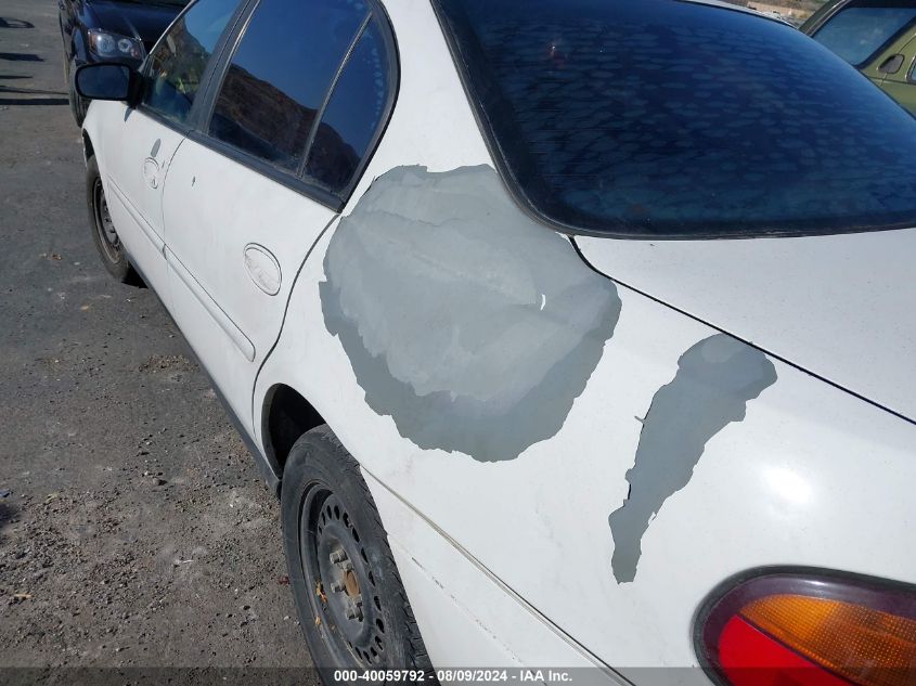 2001 Chevrolet Malibu VIN: 1G1ND52J616174501 Lot: 40059792