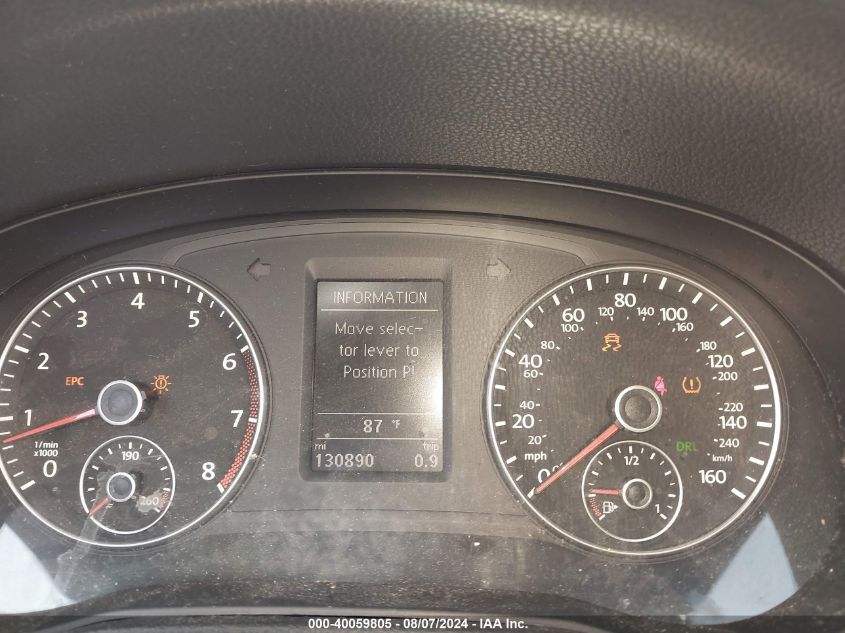 2014 Volkswagen Passat 1.8T Se VIN: 1VWBT7A32EC061189 Lot: 40059805