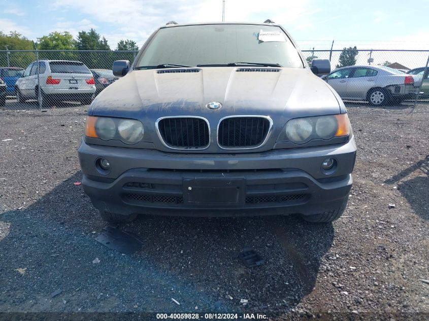 2003 BMW X5 3.0I VIN: 5UXFA53533LH81211 Lot: 40059828