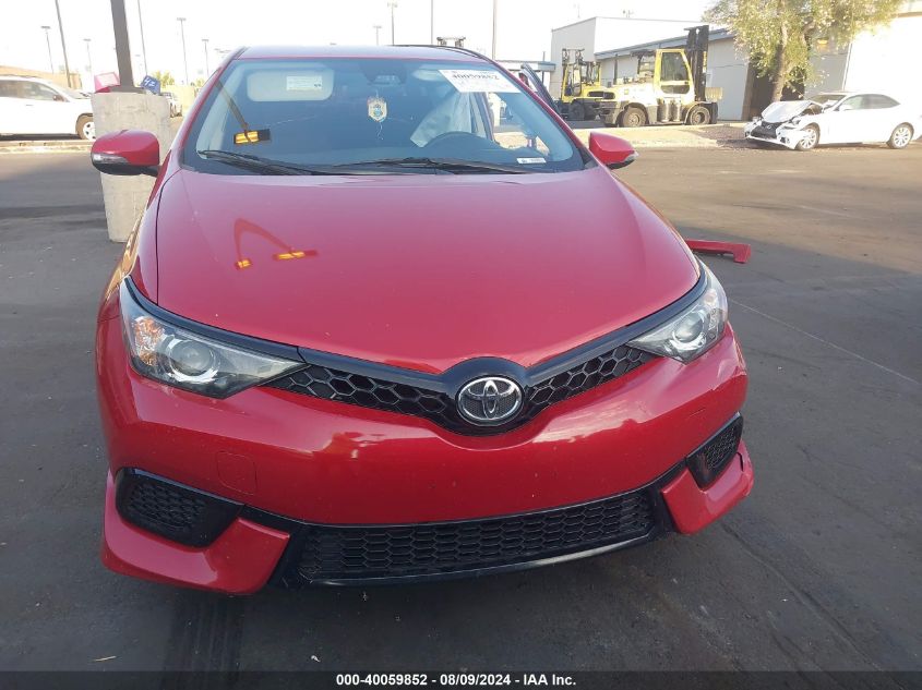 2017 Toyota Corolla Im VIN: JTNKARJE6HJ534089 Lot: 40059852