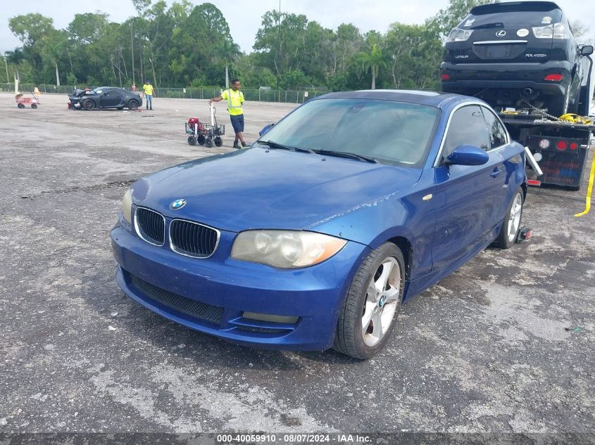 WBAUP93589VF48787 | 2009 BMW 128I