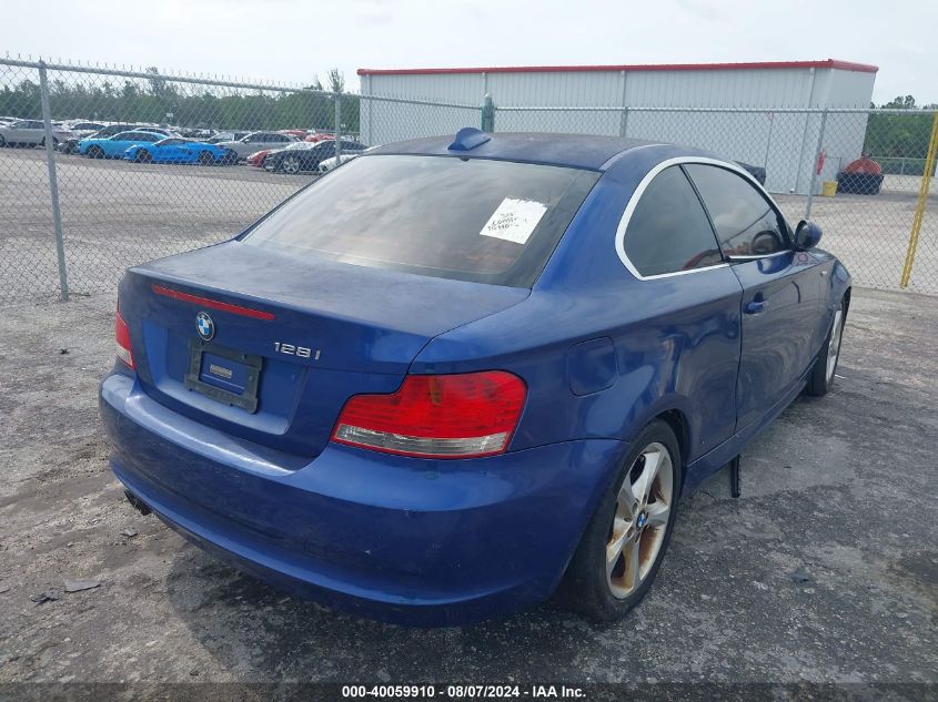 WBAUP93589VF48787 | 2009 BMW 128I