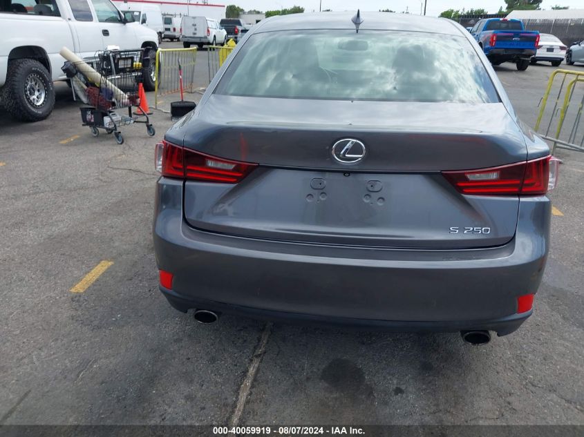 2015 Lexus Is 250 250 VIN: JTHBF1D29F5064783 Lot: 40059919