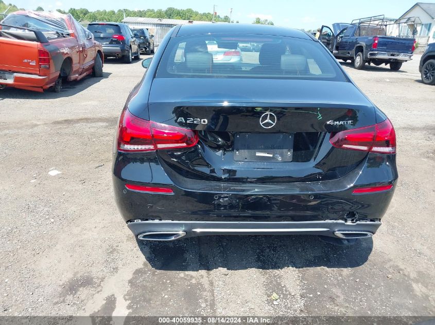 W1K3G4FB6MJ274169 2021 Mercedes-Benz A 220 4Matic